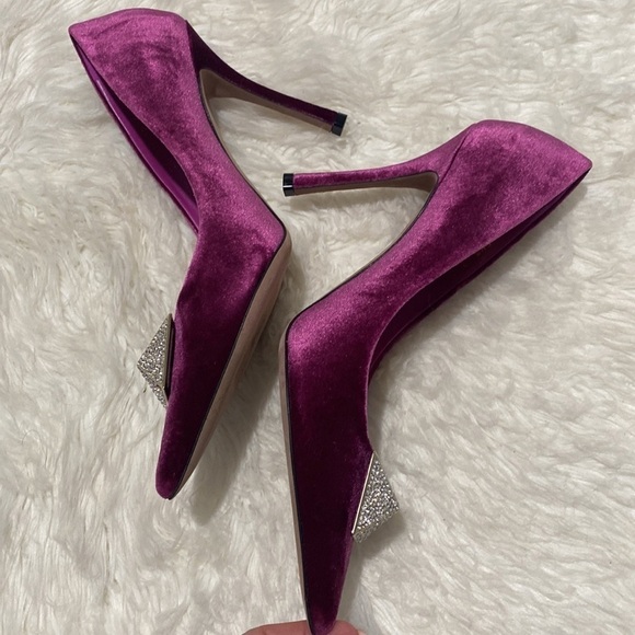 New Valentino Garavani stud pumps in rose‎ violet size 41EU - Picture 11 of 11